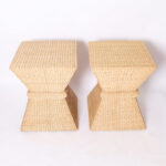 Pair of Mid Century Style Sheaf of Wheat Stands from the FS Flores Collection