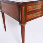 Antique French Louis XVI Style Leather Top Desk