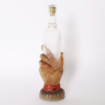 Group of Three Antique French Hand Form Bottles, Priced Individually