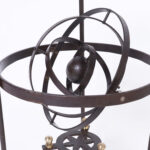Vintage French Iron Stand with Armillary Sphere
