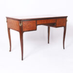 Antique French Louis XV Style Leather Top Desk
