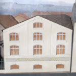 Antique Architectural Diorama of a French Street