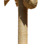 Life Size Wicker Palm Tree Sculpture from the FS Flores Collection