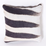 Group of Four British Colonial Style Zebra Print Pillows