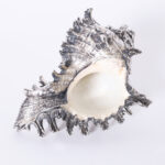 Vintage Group of Five Silver Overlay Seashells