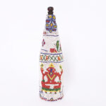 Group of Six Vintage African Glass Beaded Bottles, Priced Individually