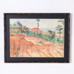 Group of Three Escambia Bay Florida Watercolor Painting by Joy Postle