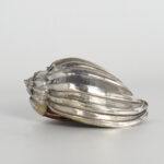 Organic Group of Three Italian Silver Plate Seashells