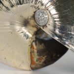 Organic Group of Three Italian Silver Plate Seashells