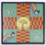 Vintage Hand Painted Haitian Game Board