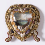 Antique English Heart Shaped Sailors Valentine