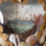 Antique English Heart Shaped Sailors Valentine