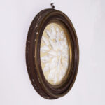 Antique Italian Grotto Style Framed Seashell Arrangement or Valentine