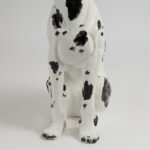 Vintage Italian Glazed Great Dane Sculpture