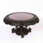 Anglo Indian Large Carved Wood Table