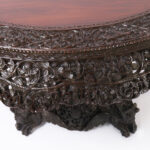 Anglo Indian Large Carved Wood Table