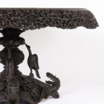 Anglo Indian Large Carved Wood Table