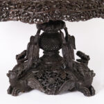 Anglo Indian Large Carved Wood Table