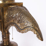 Antique Moroccan Brass Table Lamp