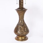 Antique Moroccan Brass Table Lamp