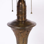 Antique Moroccan Brass Table Lamp