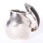 Mid Century Silver Plate Pitcher with Lizard Handle