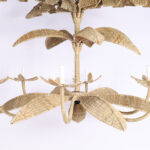 The Lola Wicker Palm Leaf Chandelier from the FS Flores Collection