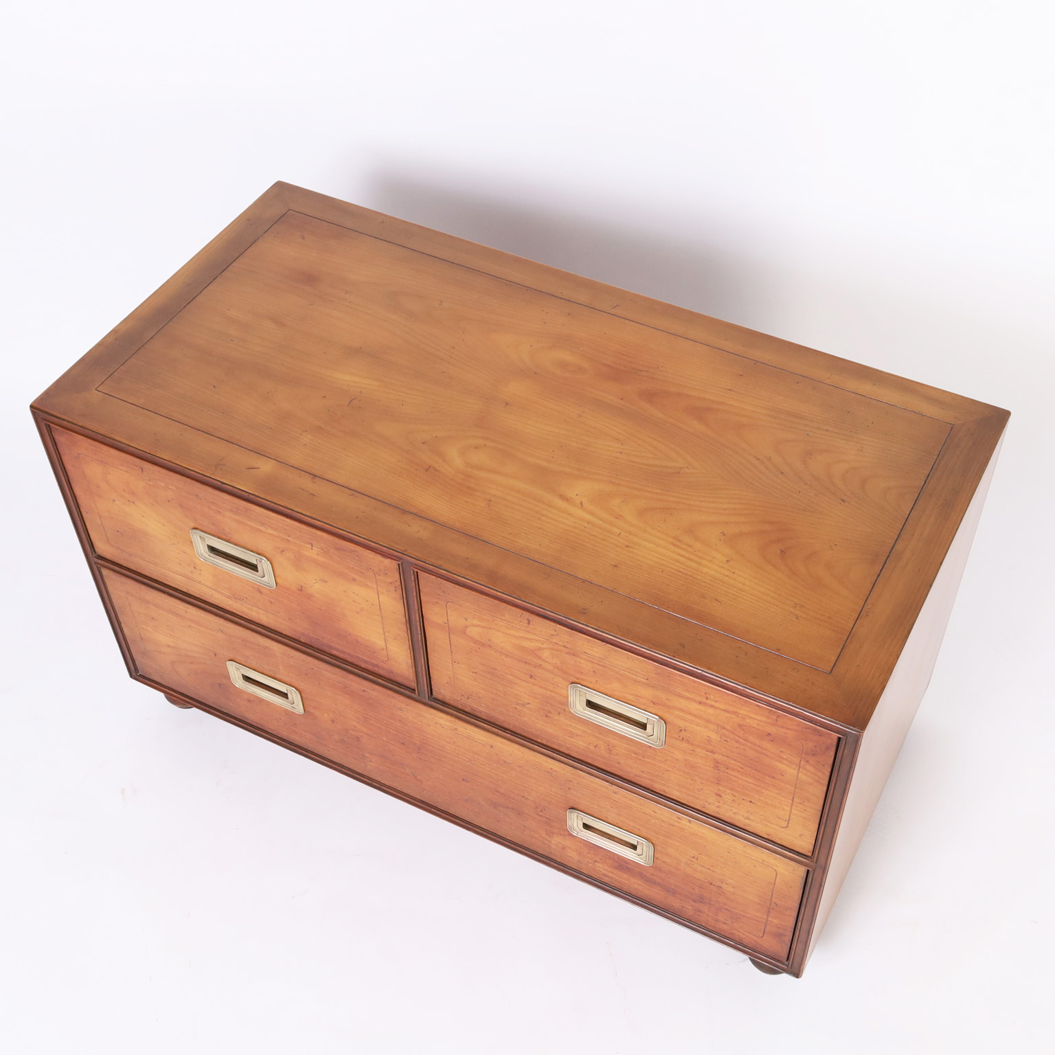 Mid Century Low Campaign Chest by Baker