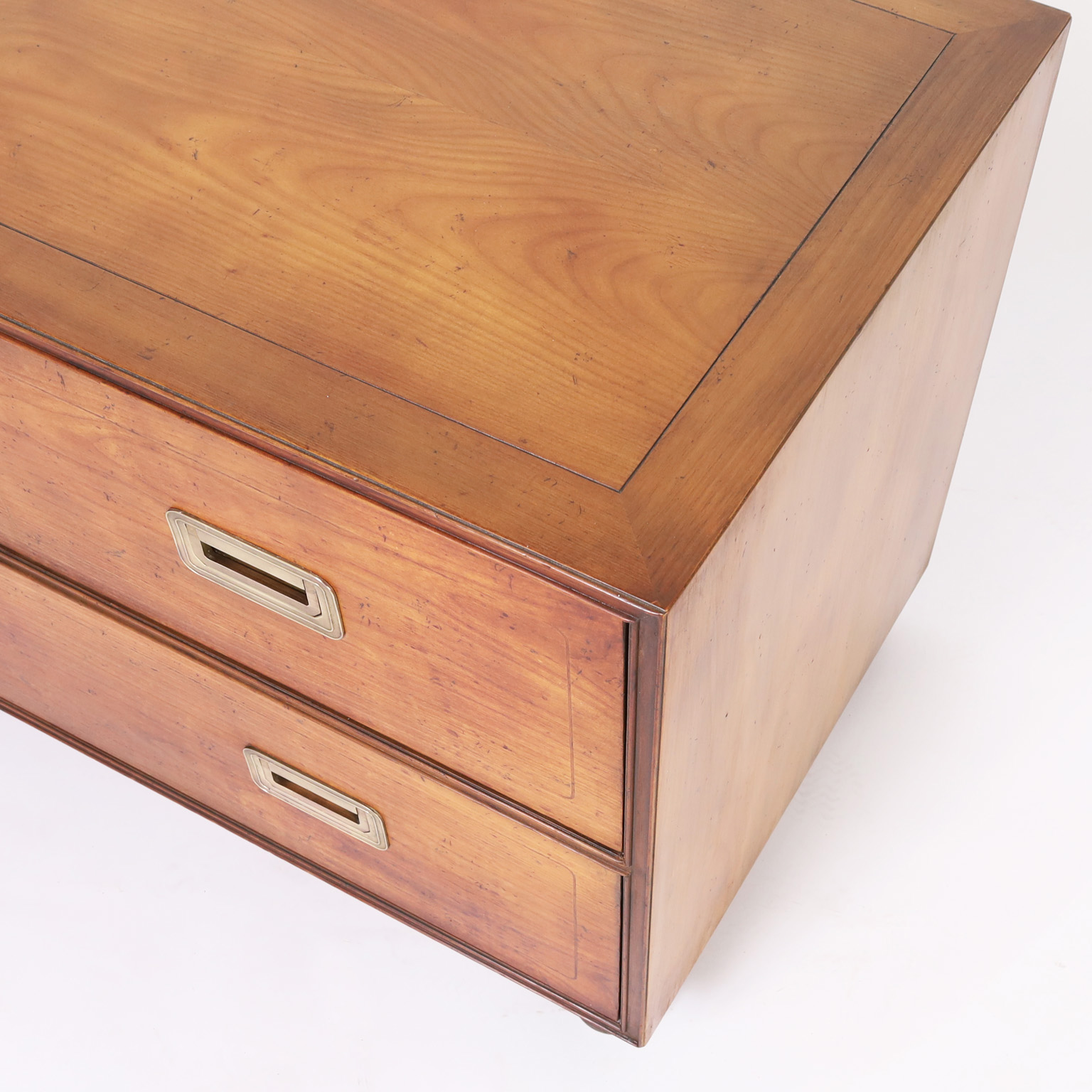 Mid Century Low Campaign Chest by Baker