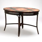 Lloyd Loom Antique Wicker Oval Table