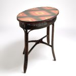 Lloyd Loom Antique Wicker Oval Table