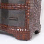 Mid Century Coconut Shell Chest of Drawers or Commode by Maitland-Smith