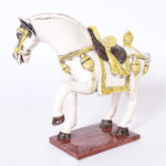Glazed Terra Cotta Italian Prancing Horse