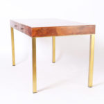 Mid-Century Two Drawer Writing Desk By Thomasville