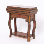 Diminutive Antique Inlaid Moroccan Games Table