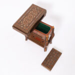 Diminutive Antique Inlaid Moroccan Games Table