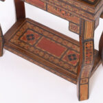 Diminutive Antique Inlaid Moroccan Games Table