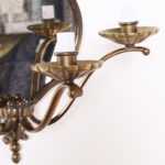 Antique Pair of Mirrored Wall Sconces