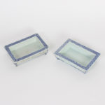 Two Porcelain Narcissus Trays, Priced Individually
