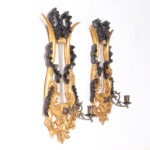 Pair of Vintage Neoclassic Lyre Wall Sconces