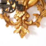 Pair of Vintage Neoclassic Lyre Wall Sconces