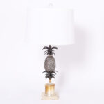 Pair of Mid Century Neoclassic Pineapple Table Lamps