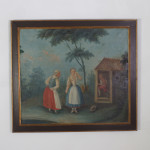 Set of 18th Century Romantic Italian Paintings