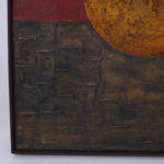 Mid Century Modern Expressionist Oil Painting on Canvas