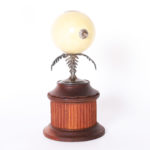 Mid Century Redmile Style Ostrich Egg Candlestick