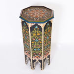 Antique Painted Moroccan Stand or Pedestal
