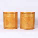 Pair of Art Deco Style Drum Form Stands by Baker