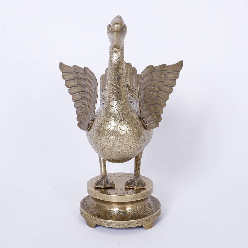 Pair of Anglo Indian Brass Birds