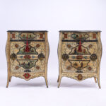 Pair of Antique Italian Painted Chests or Stands