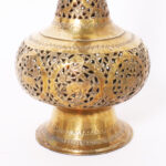 Antique Pair of Moroccan Brass Incense Burners or Garnitures